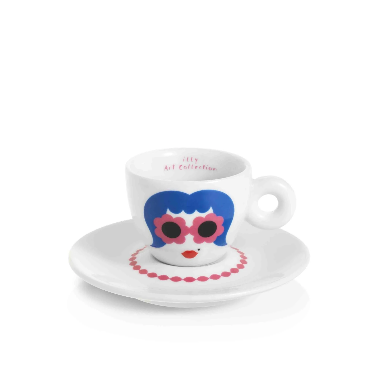 Illy Art Collection Olimpia Zagnoli Espresso Cups - Set Of 2 5 Illy Art Collection Olimpia Zagnoli Espresso Cups - Set Of 2 - Image 3