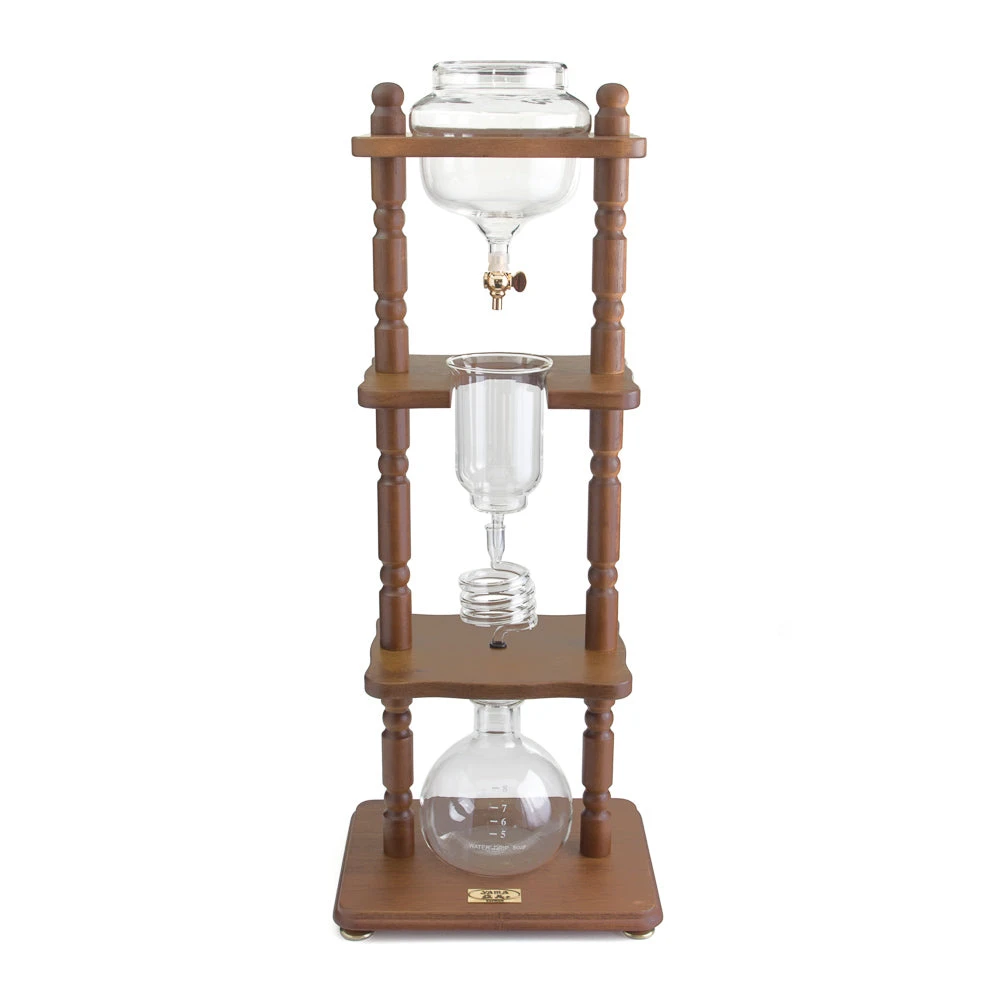 Yama 6-8 Cup Brown Wood Cold Drip Coffee Maker 3 Yama 6-8 Cup Brown Wood Cold Drip Coffee Maker