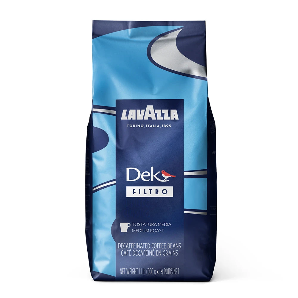 Lavazza Dek Filtro Whole Bean Decaf Coffee 3 Lavazza Dek Filtro Whole Bean Decaf Coffee