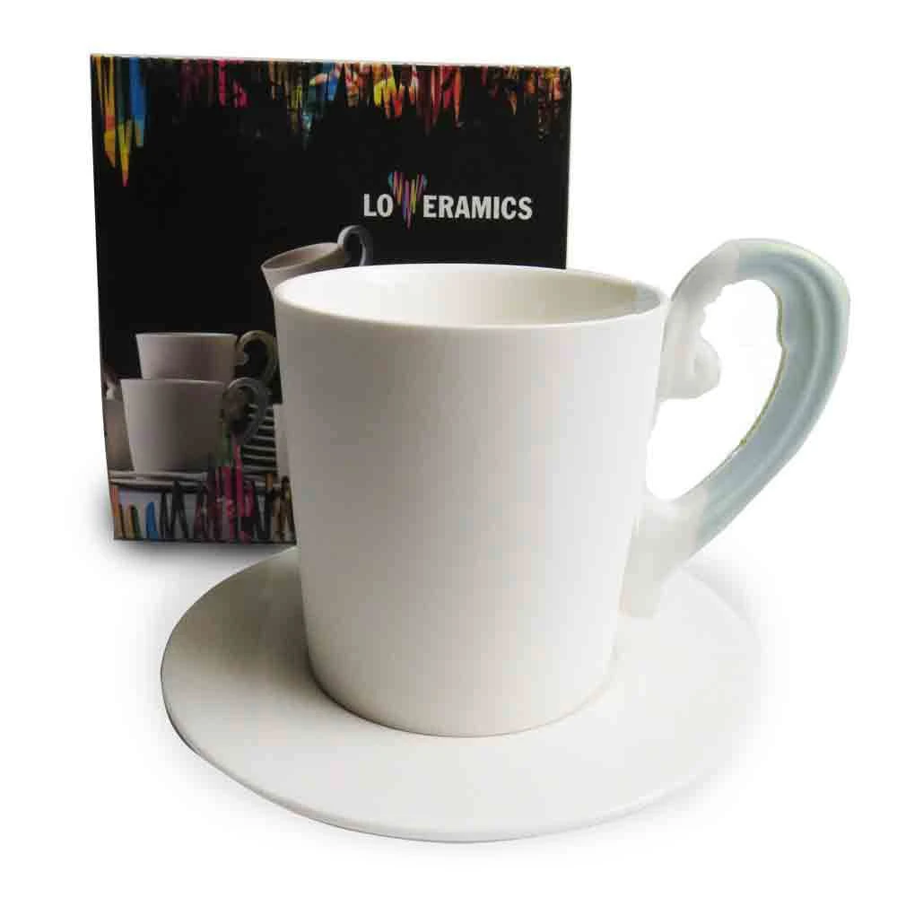 Loveramics Miix Designer Coffee Cup & Saucer In Blue 3 Loveramics Miix Designer Coffee Cup & Saucer In Blue