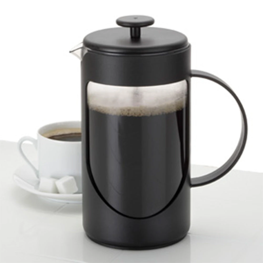 Bonjour Ami-MatinT 8 Cup Unbreakable French Press In Black 3 Bonjour Ami-MatinT 8 Cup Unbreakable French Press In Black