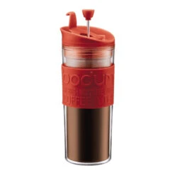 Bodum Travel Coffee Press In Red