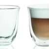 DeLonghi Creamy Collection - 6 Cappuccino Glasses 2 DeLonghi Creamy Collection - 6 Cappuccino Glasses -Coffee Supplies Store 5513214601 CappuccinoGlasses BeautyShot lowres