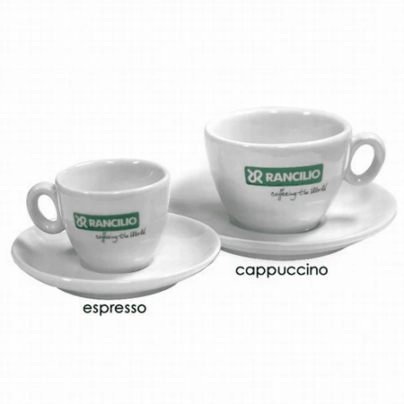 Rancilio Logo Espresso Cups 3 Rancilio Logo Espresso Cups