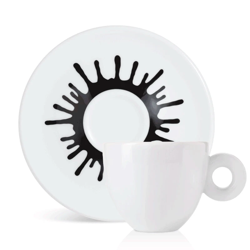 Illy Art Collection Ai Weiwei Set Of 4 Cappuccino Cups 4 Illy Art Collection Ai Weiwei Set Of 4 Cappuccino Cups - Image 2