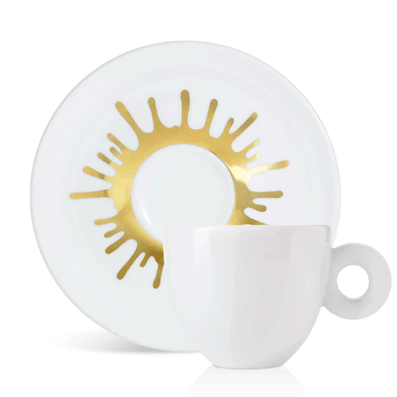 Illy Art Collection Ai Weiwei Set Of 4 Cappuccino Cups 5 Illy Art Collection Ai Weiwei Set Of 4 Cappuccino Cups - Image 3