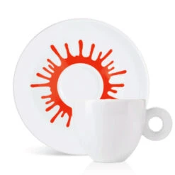 Illy Art Collection Ai Weiwei Set Of 4 Cappuccino Cups 15 Illy Art Collection Ai Weiwei Set Of 4 Cappuccino Cups -Coffee Supplies Store AiWeiwei CapCupandSaucerRed