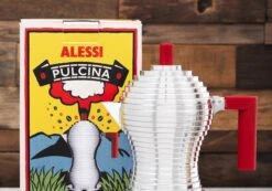 Illy Alessi Pulcina 3 Cup Moka Pot - Red 17 Illy Alessi Pulcina 3 Cup Moka Pot - Red -Coffee Supplies Store AlessiPulcina Banner