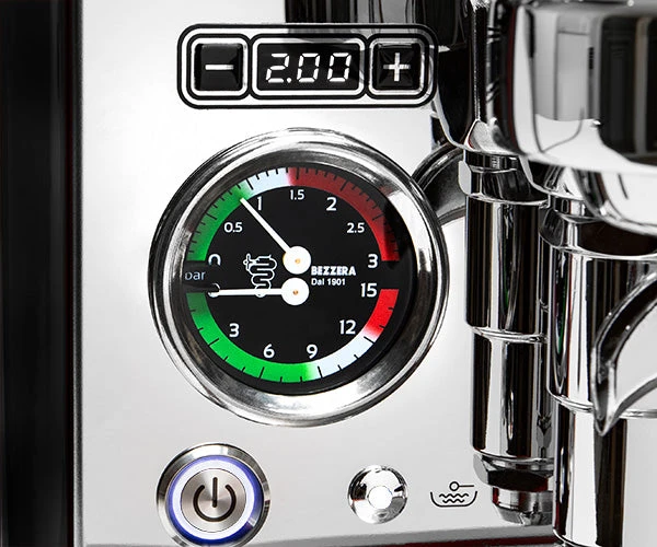 Bezzera Aria PID Espresso Machine With Flow Control - Black With Rosewood 11 Bezzera Aria PID Espresso Machine With Flow Control - Black With Rosewood - Image 9
