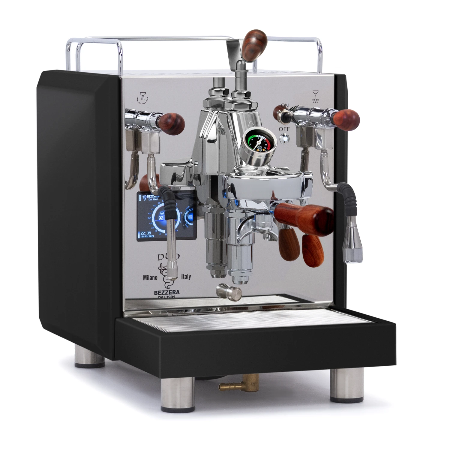 Bezzera DUO MN Dual Boiler Espresso Machine With Flow Control - Total Black 3 Bezzera DUO MN Dual Boiler Espresso Machine With Flow Control - Total Black