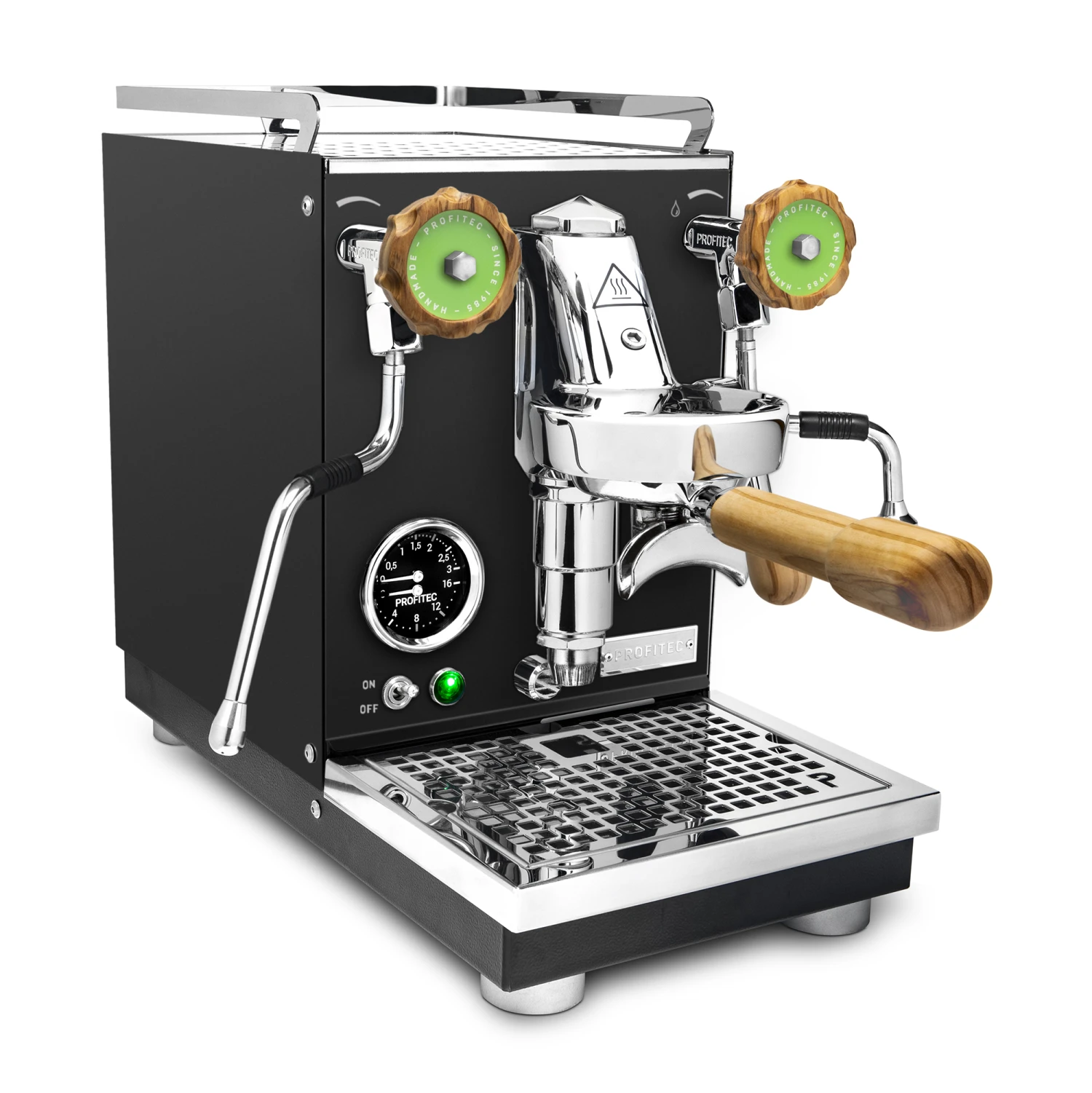 Profitec Pro 400 Espresso Machine In Matte Black With Olive Wood 6 Profitec Pro 400 Espresso Machine In Matte Black With Olive Wood - Image 4
