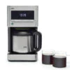Braun KF7175SI BrewSense 10-Cup Coffee Maker - Stainless Steel 1 Braun KF7175SI BrewSense 10-Cup Coffee Maker - Stainless Steel -Coffee Supplies Store Braun BrewSenseThermal KF7175SI withcoffee onwhite