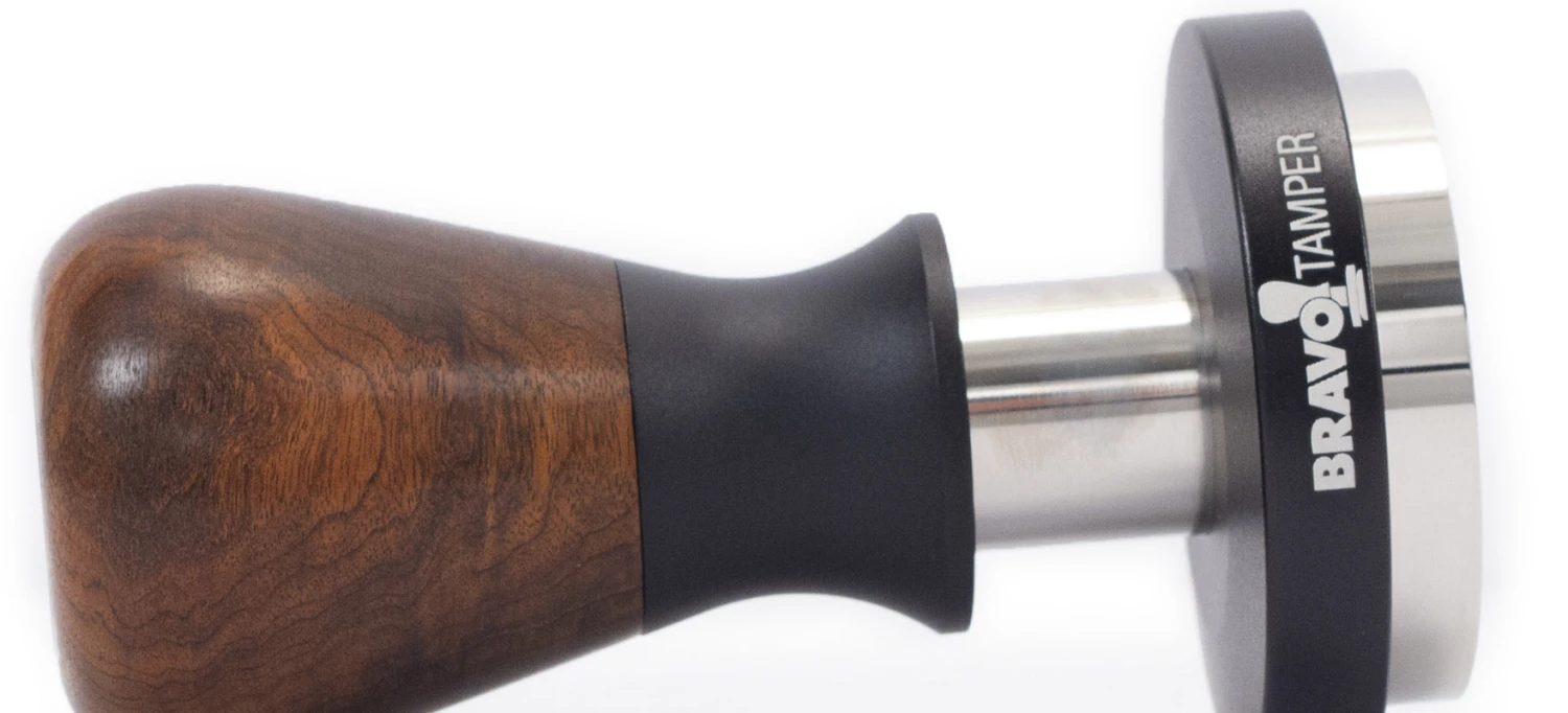 Bravo Espresso Tamper Dark Wood Handle 54.7mm 9 Bravo Espresso Tamper Dark Wood Handle 54.7mm - Image 7