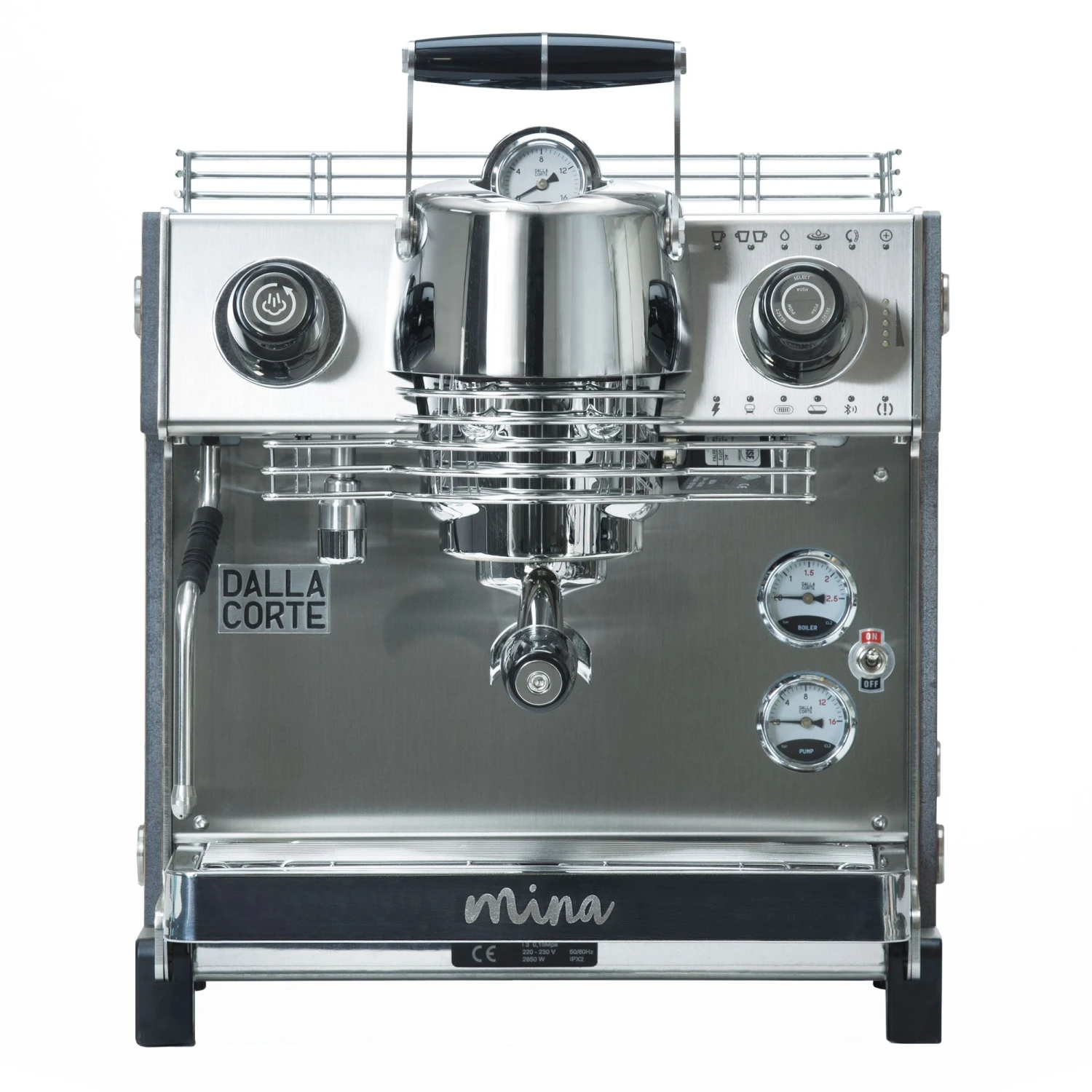 Dalla Corte Mina Espresso Machine (220v) - White 4 Dalla Corte Mina Espresso Machine (220v) - White - Image 2