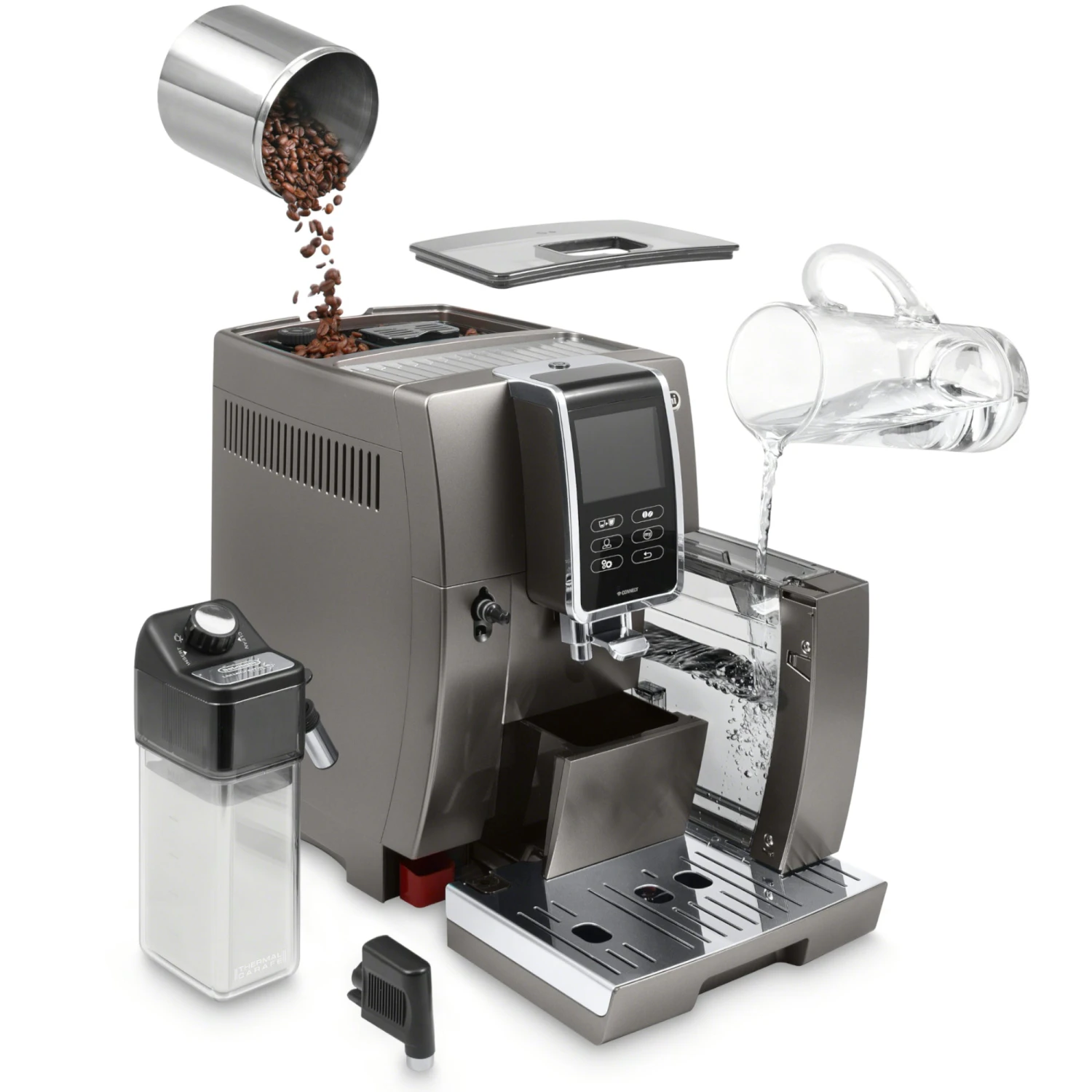 DeLonghi Dinamica Plus Connected ECAM37095TI Espresso Machine 5 DeLonghi Dinamica Plus Connected ECAM37095TI Espresso Machine - Image 3