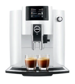 Refurbished JURA E6 Automatic Espresso Machine In Piano White (NAA)