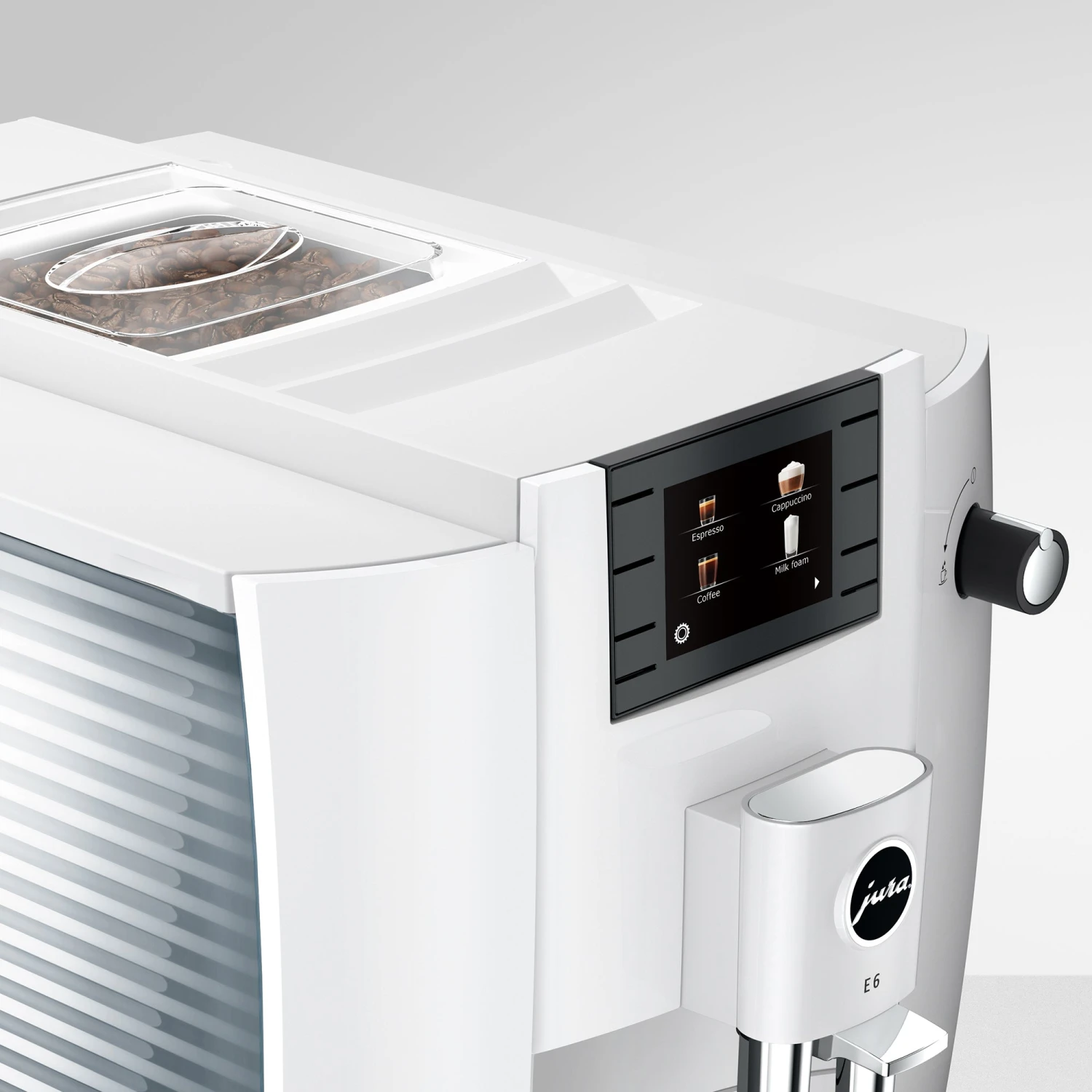 JURA E6 Automatic Espresso Machine In Piano White (NAA) 12 JURA E6 Automatic Espresso Machine In Piano White (NAA) - Image 10