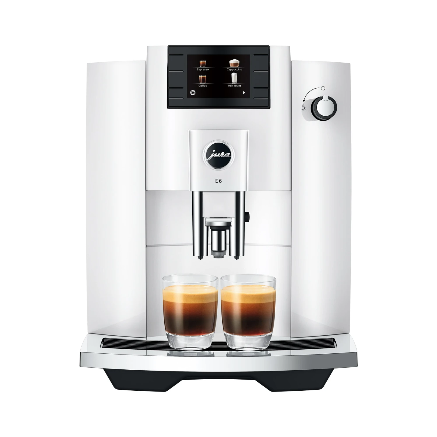 JURA E6 Automatic Espresso Machine In Piano White (NAA) 3 JURA E6 Automatic Espresso Machine In Piano White (NAA)