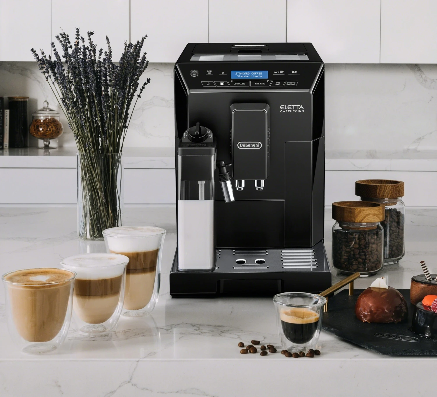 Refurbished DeLonghi Eletta Cappuccino In Black ECAM44660B 4 Refurbished DeLonghi Eletta Cappuccino In Black ECAM44660B - Image 2