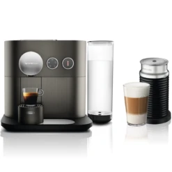 Nespresso Expert Espresso Machine By DeLonghi With Aeroccino - Anthracite Gray