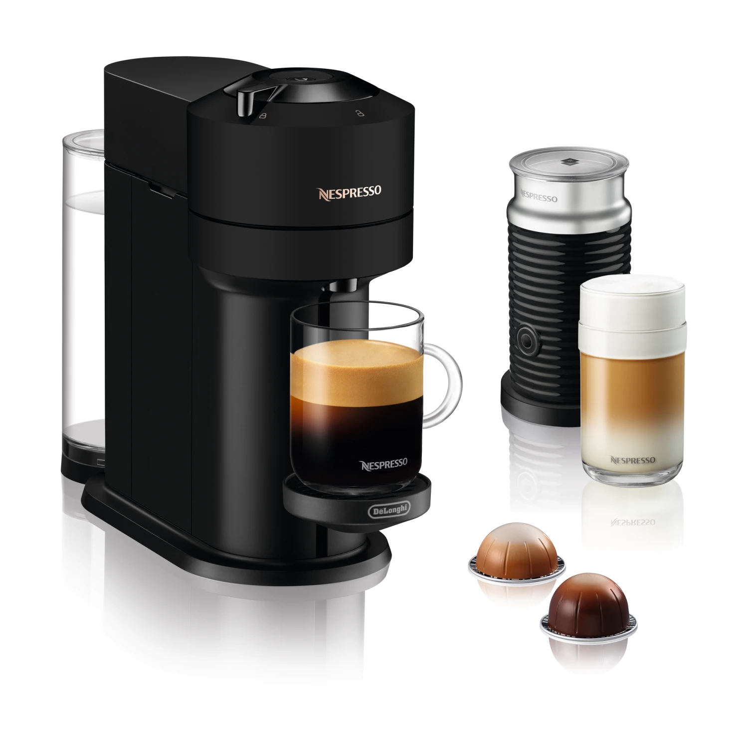 Nespresso Vertuo Next Espresso Machine By DeLonghi With Aeroccino - Matte Black 5 Nespresso Vertuo Next Espresso Machine By DeLonghi With Aeroccino - Matte Black - Image 3