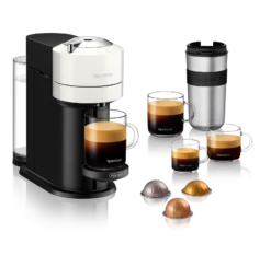 Nespresso Vertuo Next Espresso Machine By DeLonghi - White 13 Nespresso Vertuo Next Espresso Machine By DeLonghi - White -Coffee Supplies Store ENV120W 02