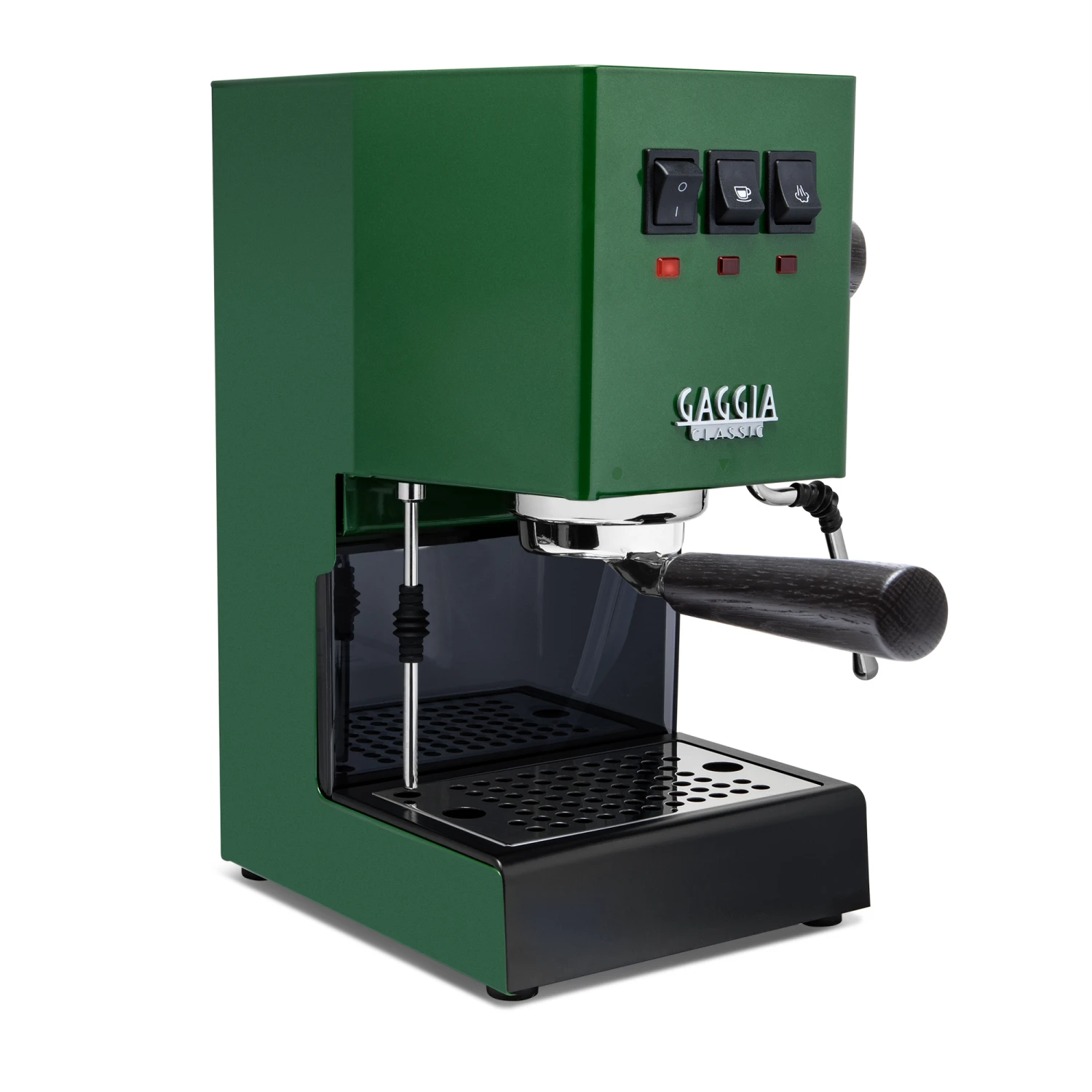 Gaggia Classic Evo Pro Espresso Machine In Jungle Green With Blackened Oak 3 Gaggia Classic Evo Pro Espresso Machine In Jungle Green With Blackened Oak