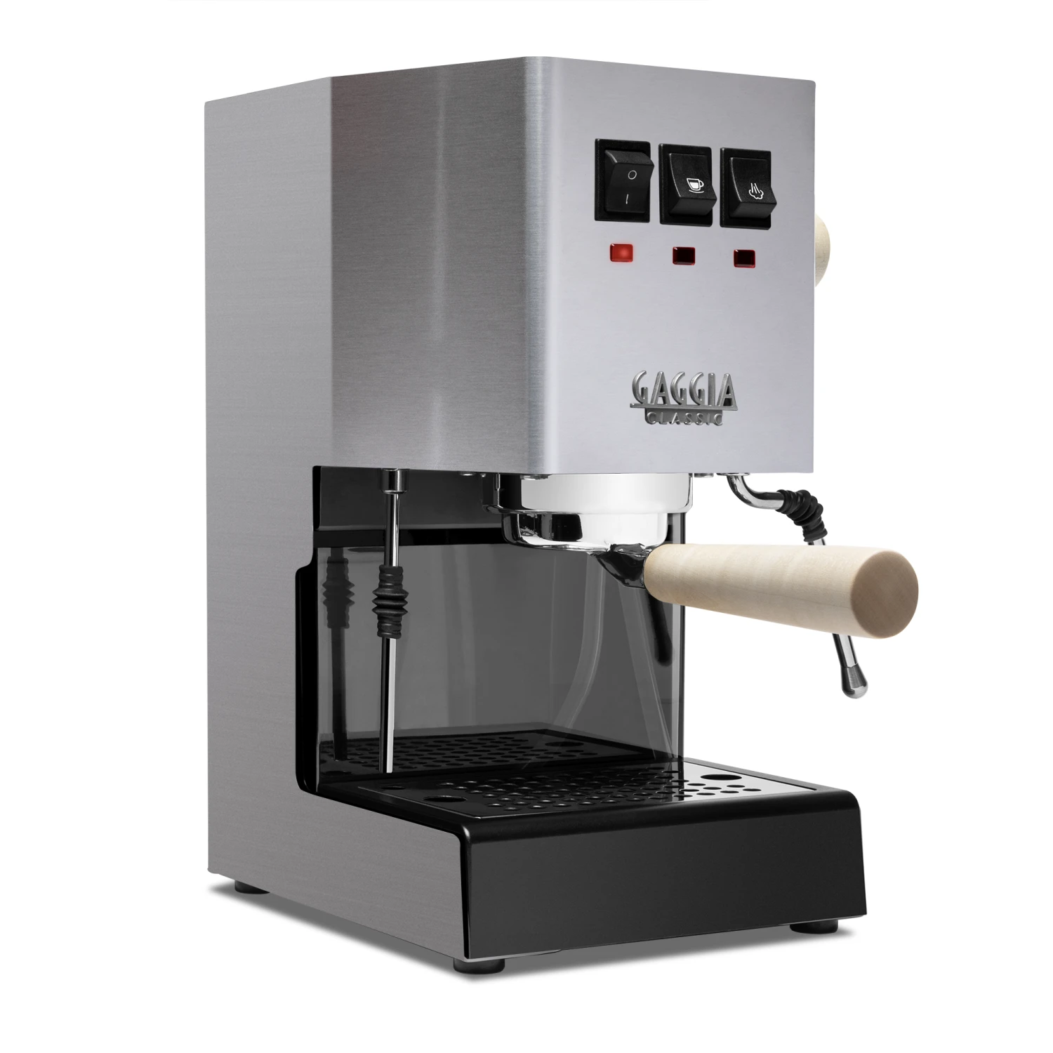Gaggia Classic Evo Pro Semi-Automatic Espresso Machine With Tiger Maple 3 Gaggia Classic Evo Pro Semi-Automatic Espresso Machine With Tiger Maple