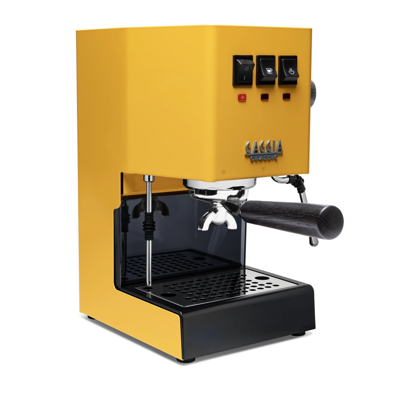 Gaggia Classic Evo Pro Espresso Machine In Sunshine Yellow With Blackened Oak 4 Gaggia Classic Evo Pro Espresso Machine In Sunshine Yellow With Blackened Oak - Image 2