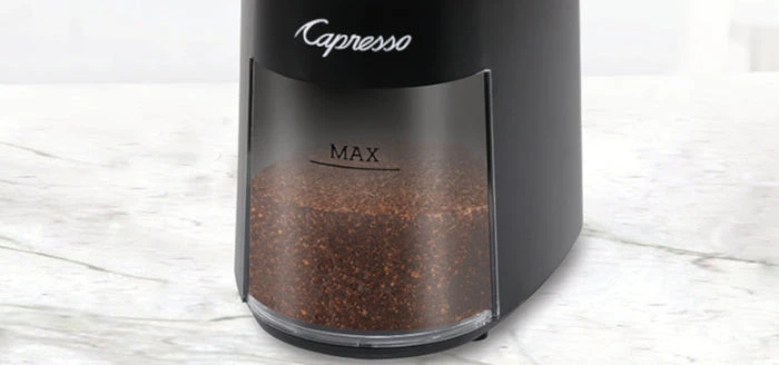 Capresso Infinity Plus Conical Burr Coffee Grinder In Black 11 Capresso Infinity Plus Conical Burr Coffee Grinder In Black - Image 9