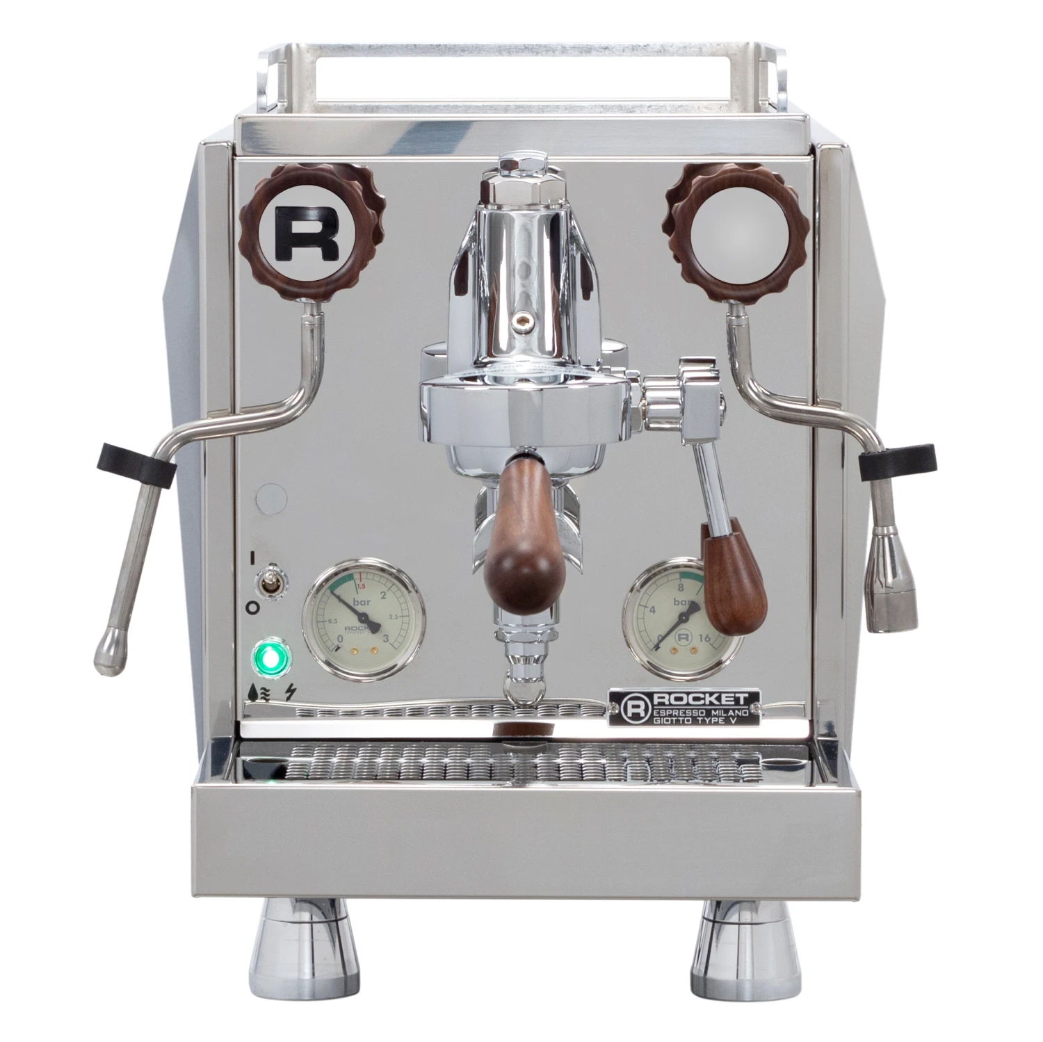 Rocket Espresso Giotto Cronometro V Espresso Machine - Walnut Accents 4 Rocket Espresso Giotto Cronometro V Espresso Machine - Walnut Accents - Image 2