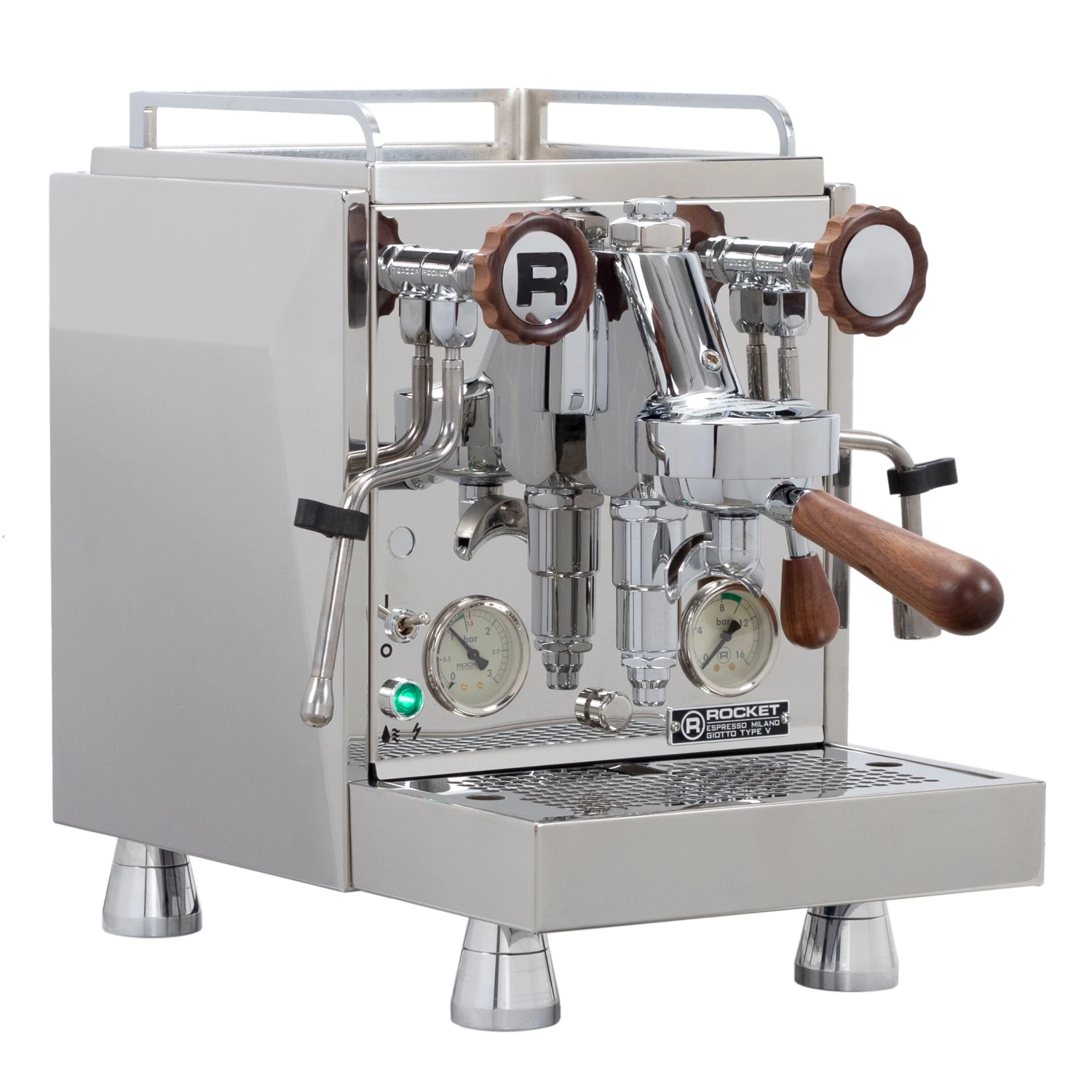 Rocket Espresso Giotto Cronometro V Espresso Machine - Walnut Accents 5 Rocket Espresso Giotto Cronometro V Espresso Machine - Walnut Accents - Image 3