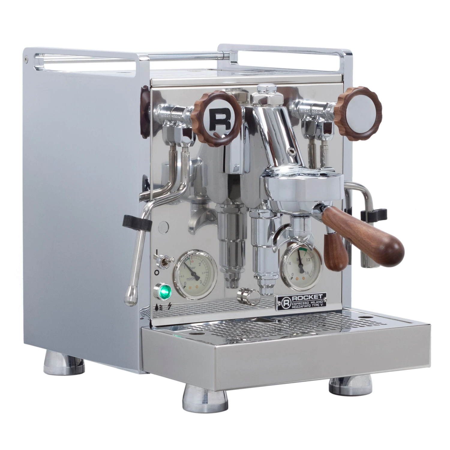 Rocket Espresso Mozzafiato Cronometro V Espresso Machine - Walnut Accents 5 Rocket Espresso Mozzafiato Cronometro V Espresso Machine - Walnut Accents - Image 3