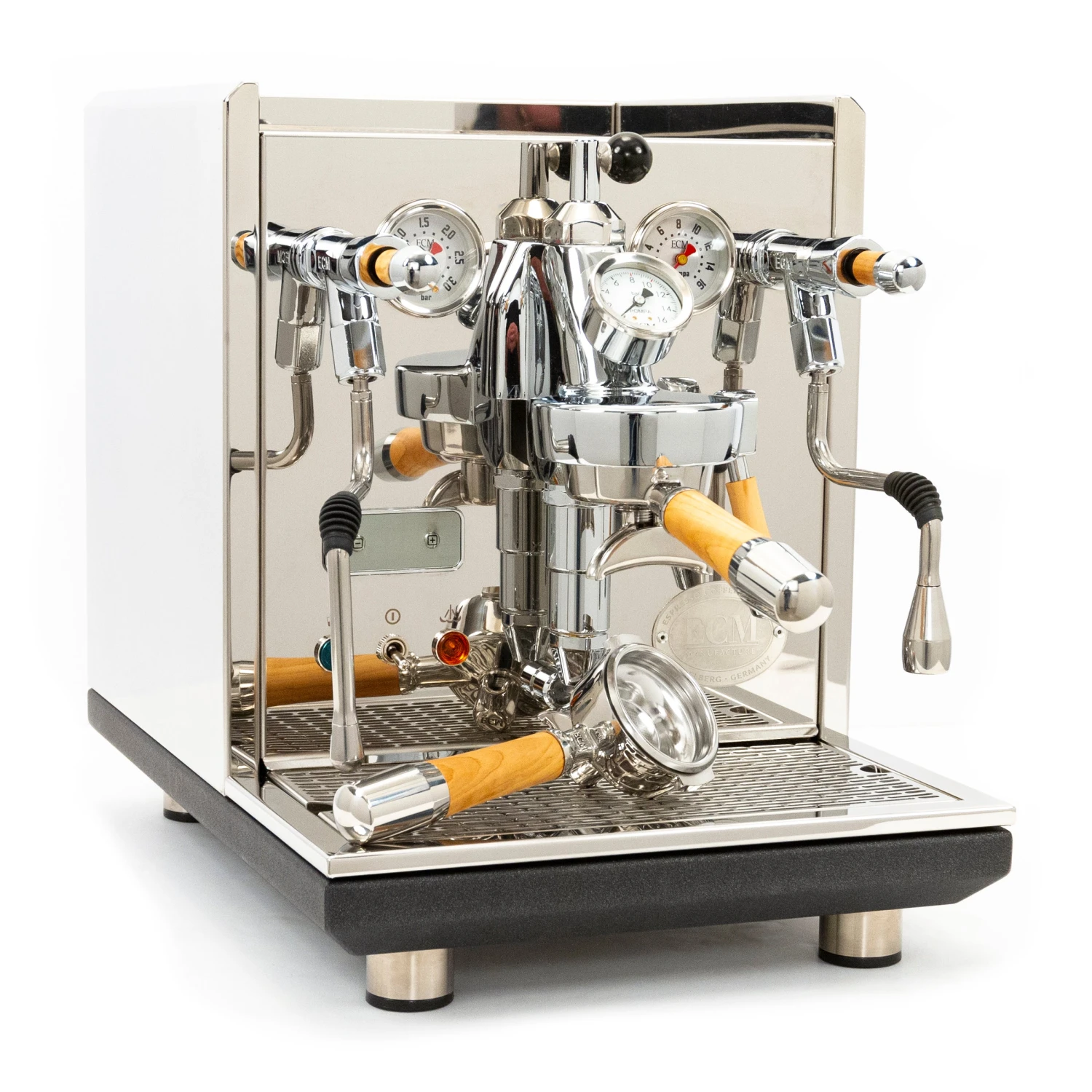 ECM Synchronika Espresso Machine With Flow Control - Olive Wood 5 ECM Synchronika Espresso Machine With Flow Control - Olive Wood - Image 3