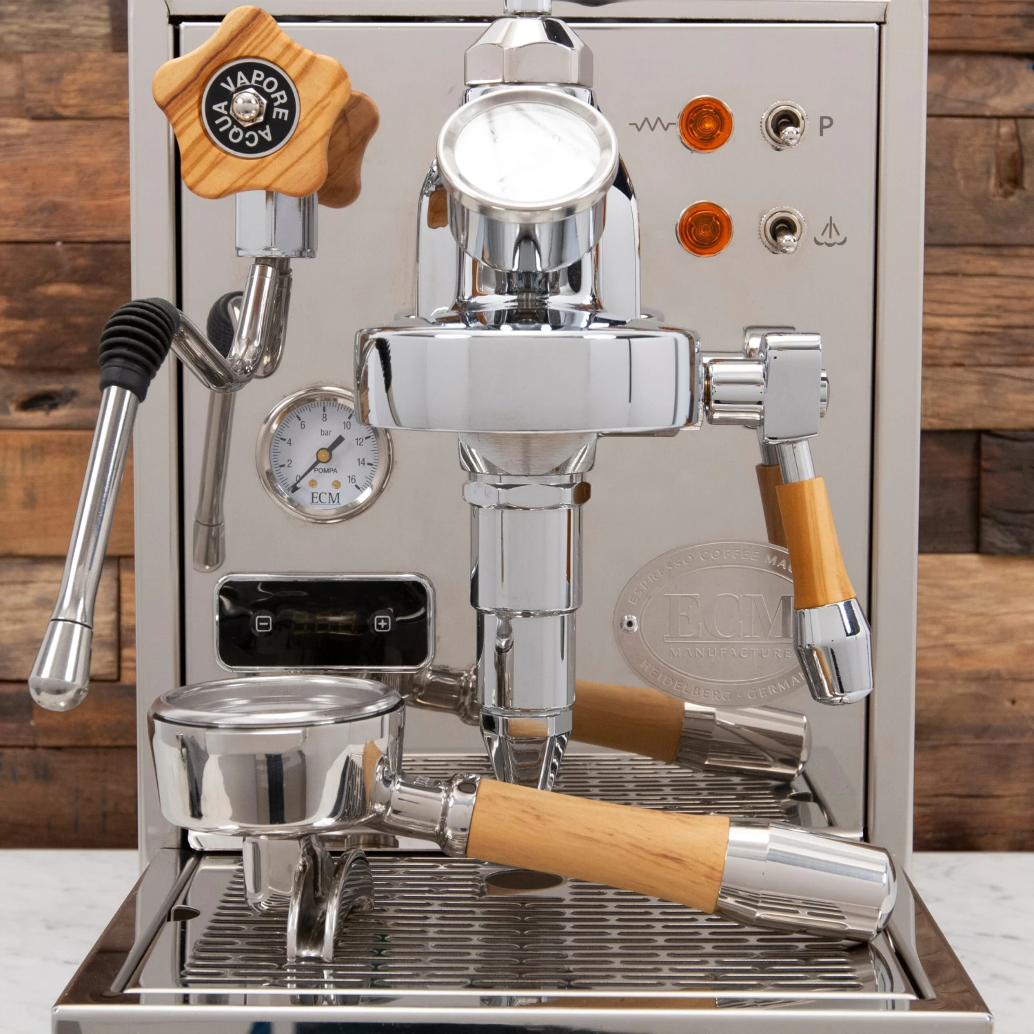 ECM Classika PID Espresso Machine With Flow Control - Olive Wood 8 ECM Classika PID Espresso Machine With Flow Control - Olive Wood - Image 6