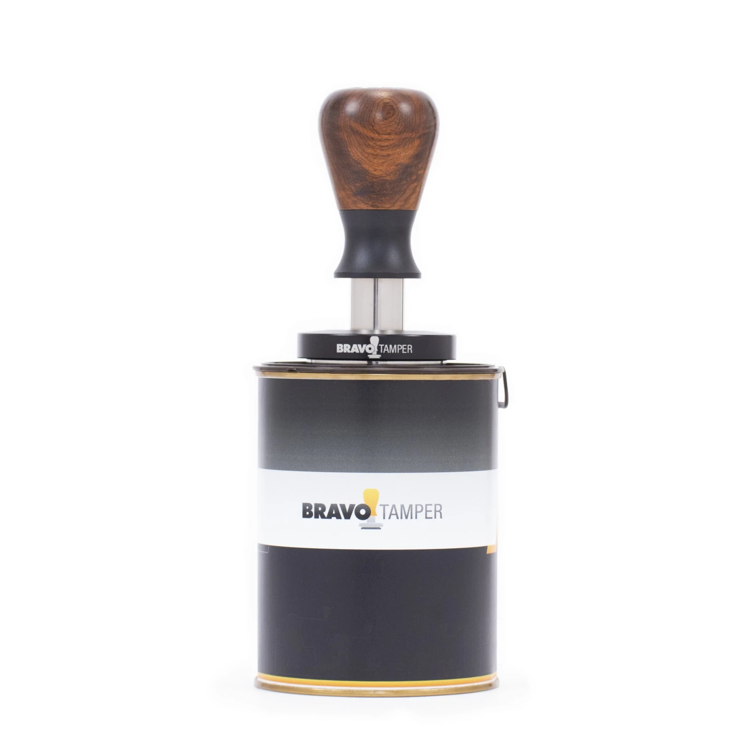 Bravo Espresso Tamper Dark Wood Handle 58.5 Mm 5 Bravo Espresso Tamper Dark Wood Handle 58.5 Mm - Image 3