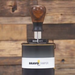 Bravo Espresso Tamper Dark Wood Handle 58.5 Mm 12 Bravo Espresso Tamper Dark Wood Handle 58.5 Mm -Coffee Supplies Store IMG 4448