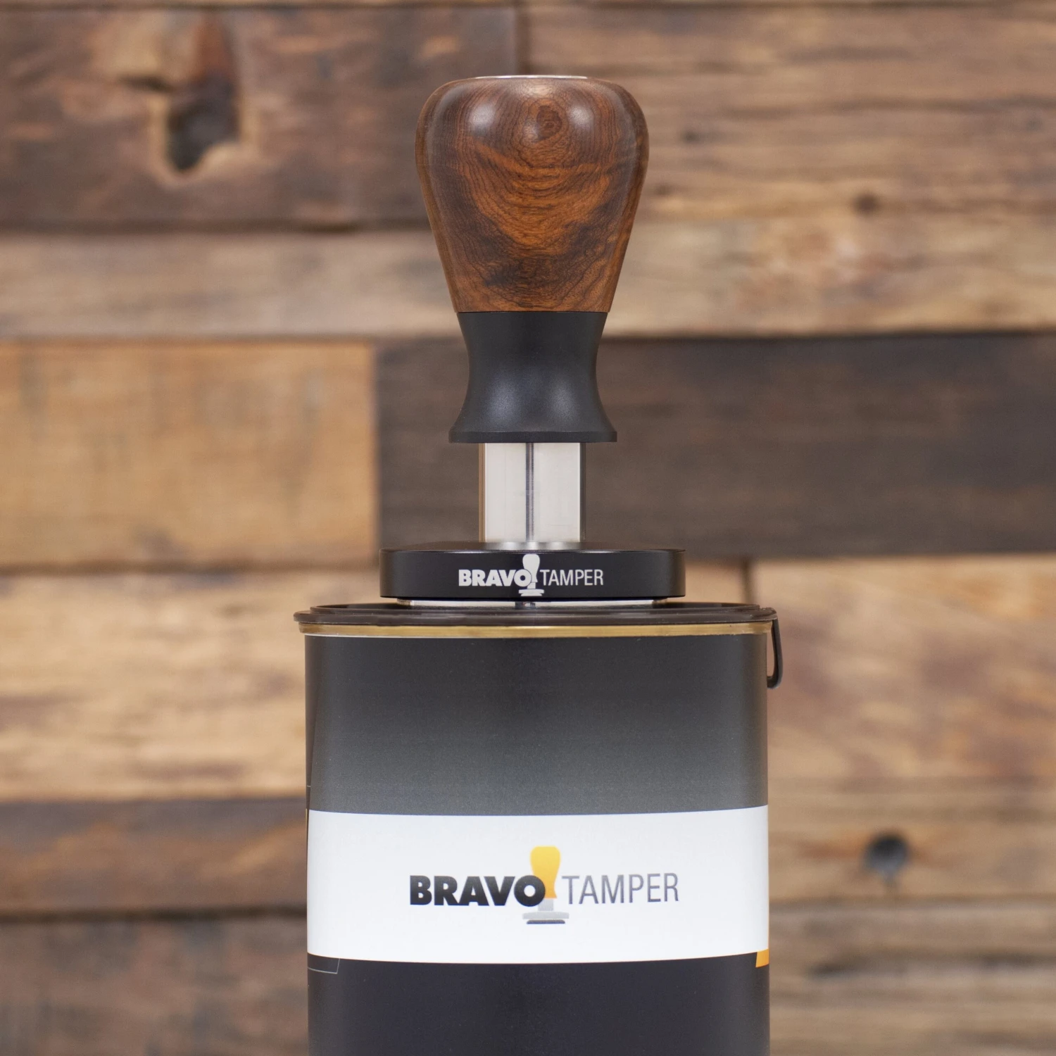 Bravo Espresso Tamper Dark Wood Handle 58.5 Mm 6 Bravo Espresso Tamper Dark Wood Handle 58.5 Mm - Image 4
