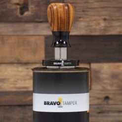 Bravo Espresso Tamper Light Wood Handle 54.7mm 12 Bravo Espresso Tamper Light Wood Handle 54.7mm -Coffee Supplies Store IMG 4457