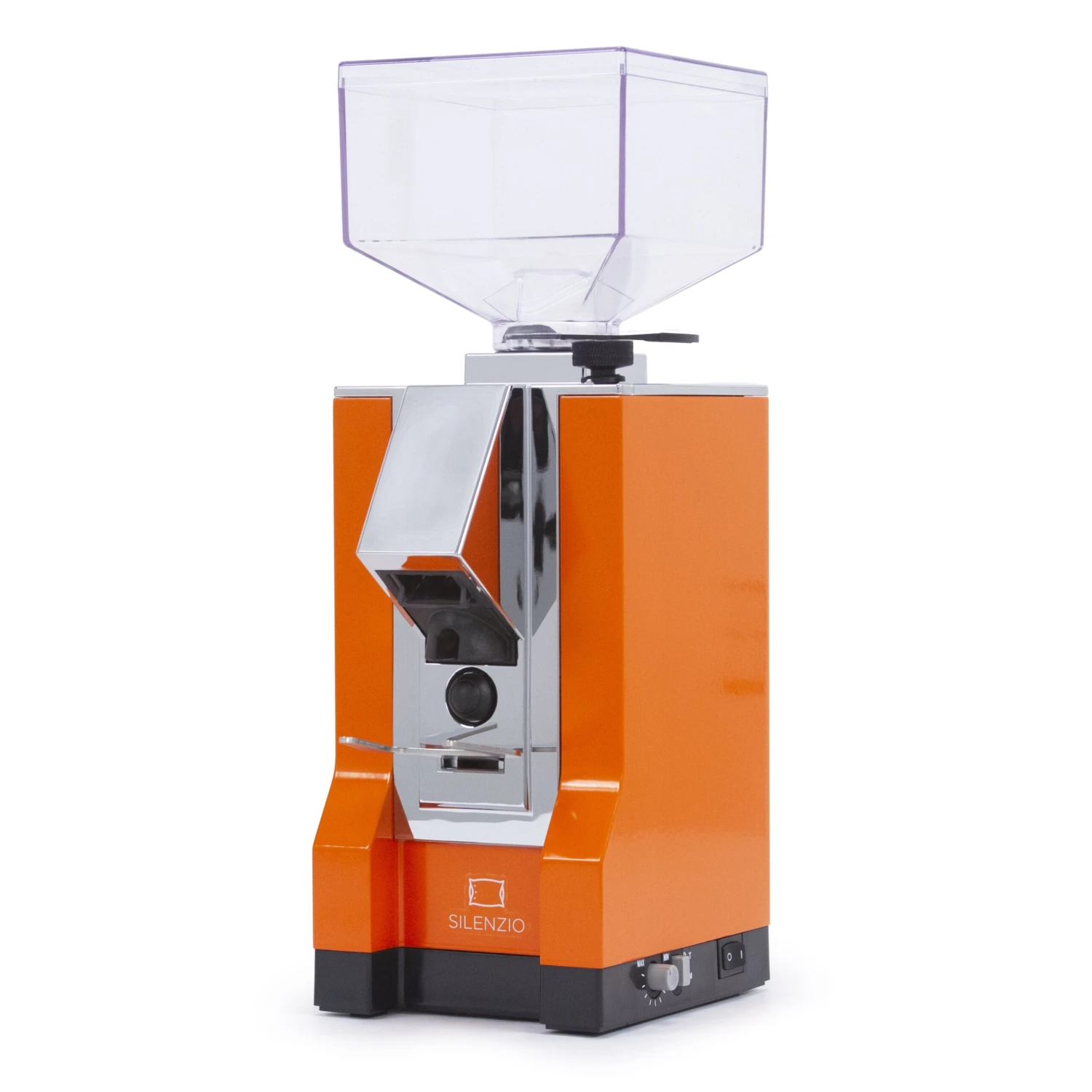 Eureka Mignon Silenzio Espresso Grinder In Orange 3 Eureka Mignon Silenzio Espresso Grinder In Orange