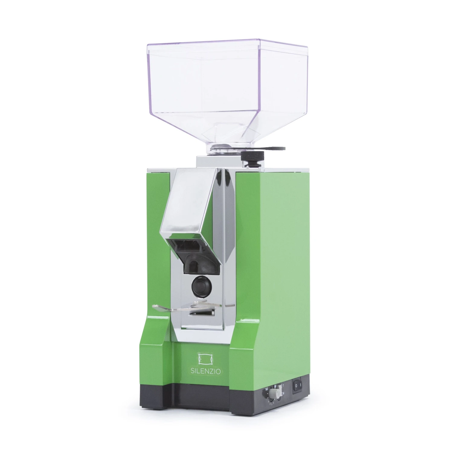 Eureka Mignon Silenzio Espresso Grinder In Lime Green 3 Eureka Mignon Silenzio Espresso Grinder In Lime Green