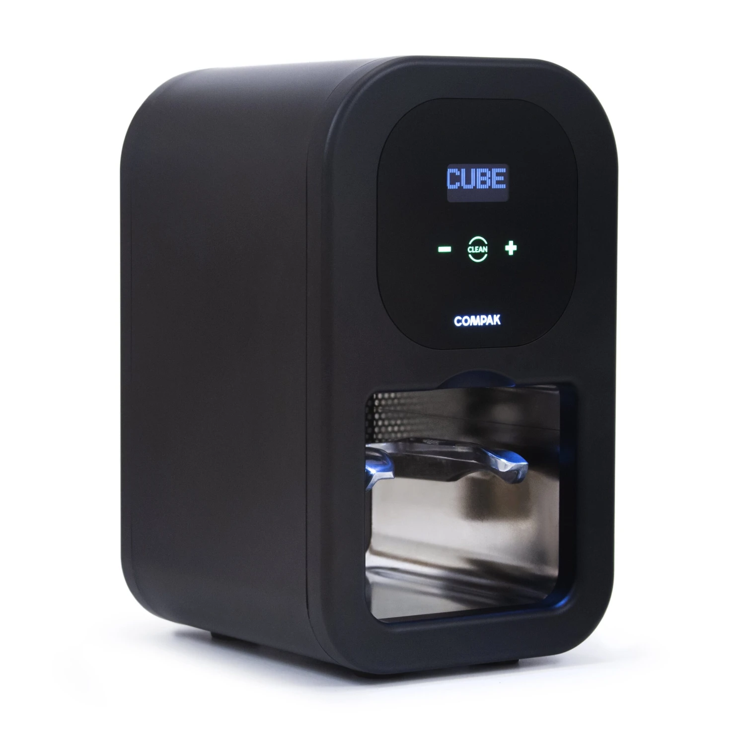 Compak Cube Automatic Tamper 58mm - Matte Black 4 Compak Cube Automatic Tamper 58mm - Matte Black - Image 2