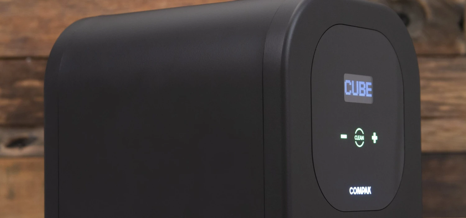 Compak Cube Automatic Tamper 58mm - Matte Black 12 Compak Cube Automatic Tamper 58mm - Matte Black - Image 10