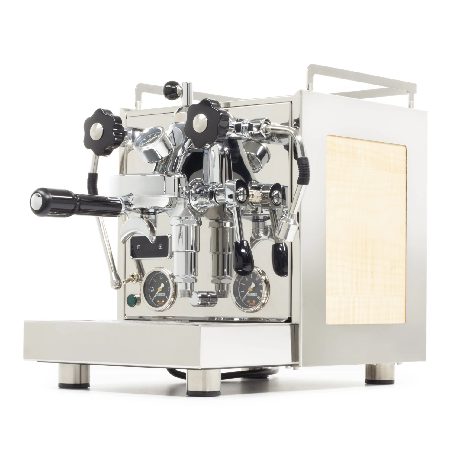 Profitec Pro 600 Dual Boiler Espresso Machine With Flow Control - Maple Curly Figured 3 Profitec Pro 600 Dual Boiler Espresso Machine With Flow Control - Maple Curly Figured