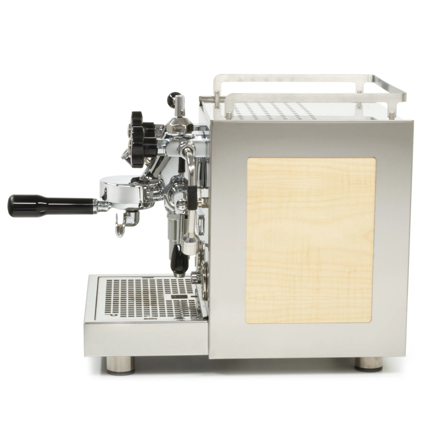 Profitec Pro 600 Dual Boiler Espresso Machine With Flow Control - Maple Curly Figured 4 Profitec Pro 600 Dual Boiler Espresso Machine With Flow Control - Maple Curly Figured - Image 2