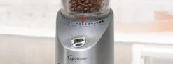Capresso Infinity Plus Conical Burr Coffee Grinder In Metal 21 Capresso Infinity Plus Conical Burr Coffee Grinder In Metal -Coffee Supplies Store InfinityPlusStainless Hero