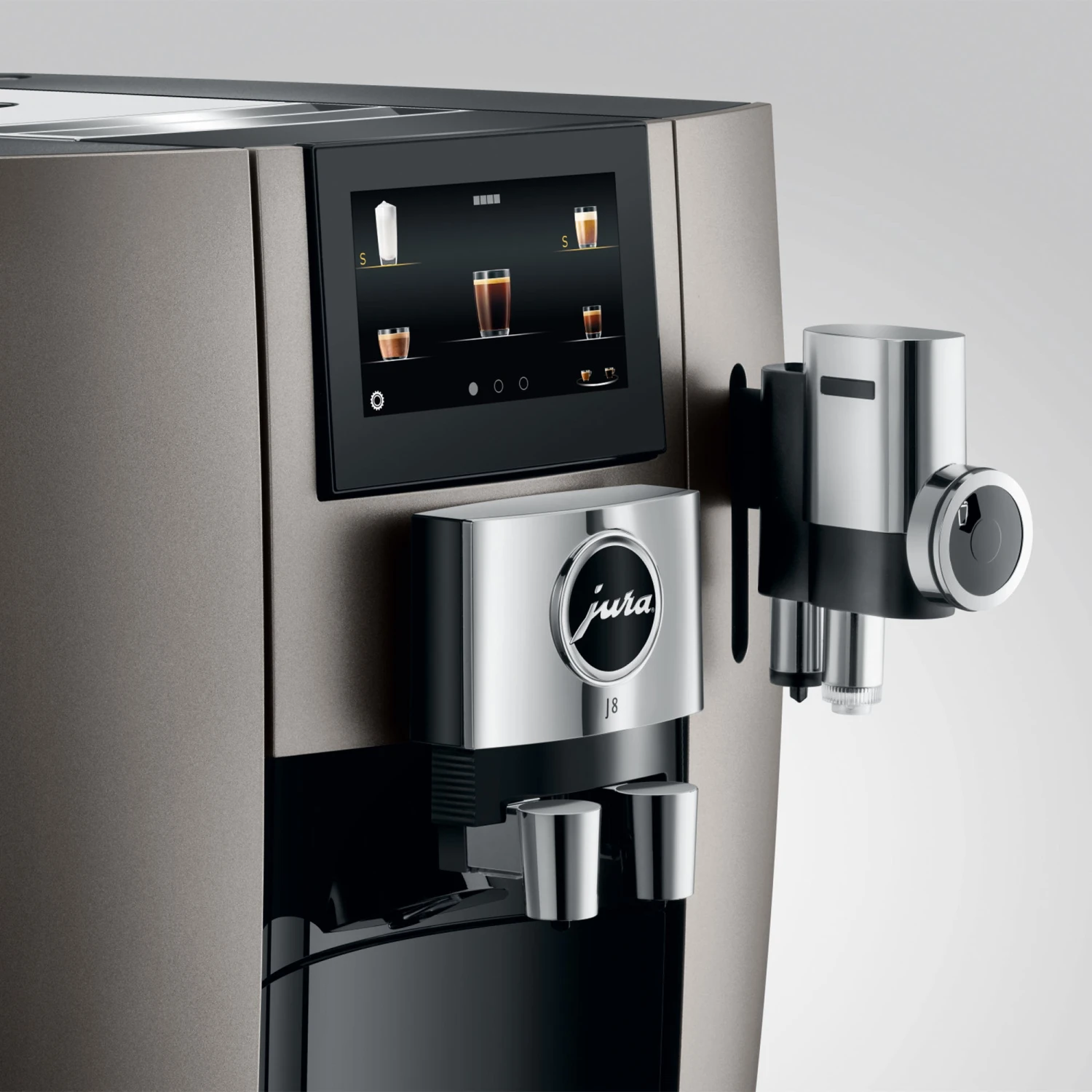 JURA J8 Super-Automatic Espresso Machine - Midnight Silver 7 JURA J8 Super-Automatic Espresso Machine - Midnight Silver - Image 5