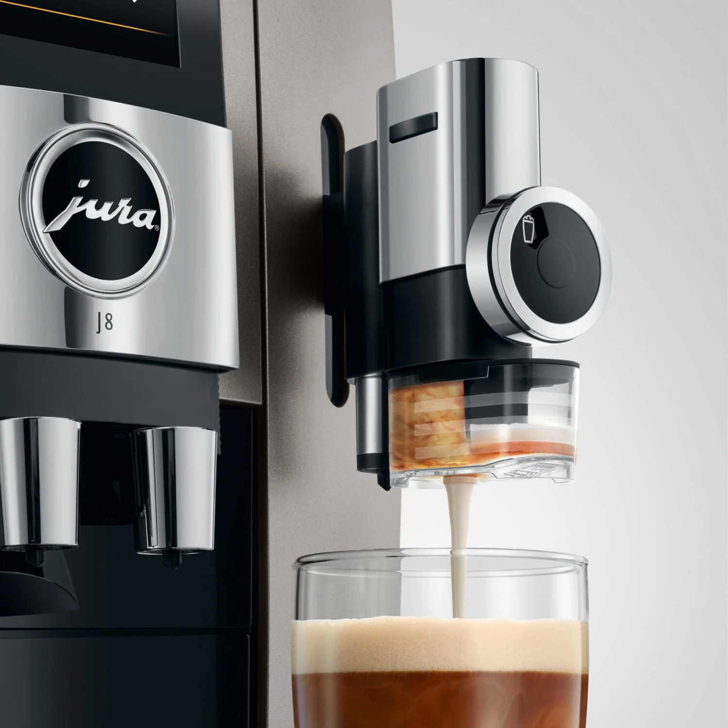 JURA J8 Super-Automatic Espresso Machine - Midnight Silver 8 JURA J8 Super-Automatic Espresso Machine - Midnight Silver - Image 6