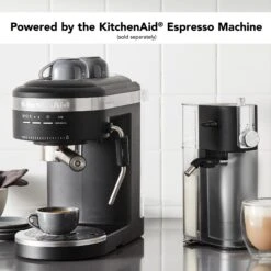 KitchenAid® Automatic Milk Frother Attachment - Matte Black 10 KitchenAid® Automatic Milk Frother Attachment - Matte Black -Coffee Supplies Store KitchenaidMilkFrotherLifestyle3 507b4c40 f7f0 479b 9b5f ba14ba4e8865