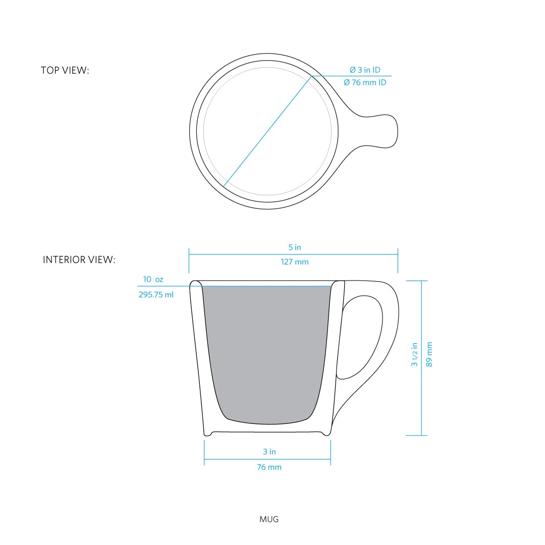 NotNeutral LINO 10oz Mug - Indigo 4 NotNeutral LINO 10oz Mug - Indigo - Image 2